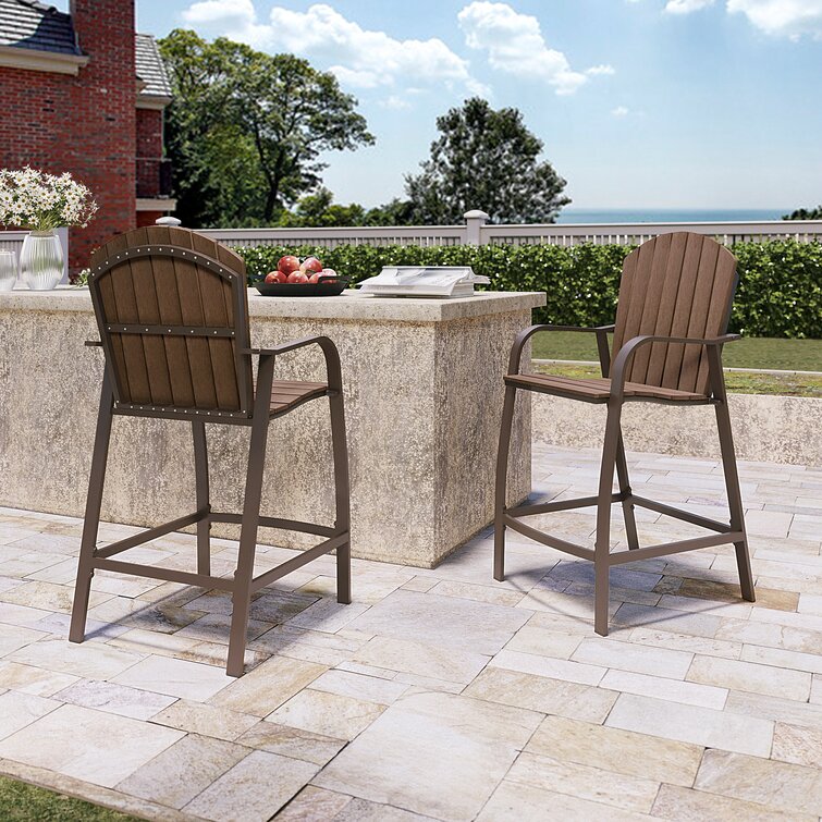 Bar stool set outdoor hot sale